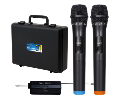 Mikrofon MusicMate Bezprzewodowy zestaw mikrofonowy MusicMate HPG-99